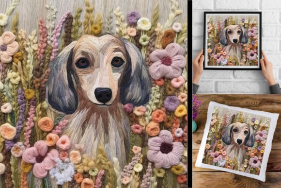 Review: 3D Wool Embroidery Dachshund Graphic