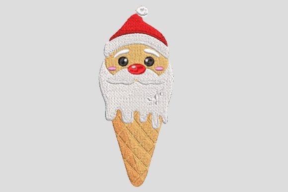 Review: Christmas Ice Cream Cone Embroidery File