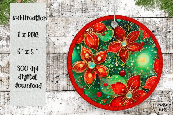 Review: Christmas Poinsettia Embroidery Ornament