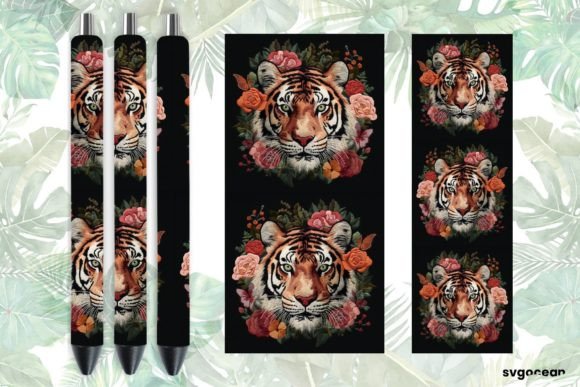 Review: Embroidery Tiger Pen Wraps Sublimation