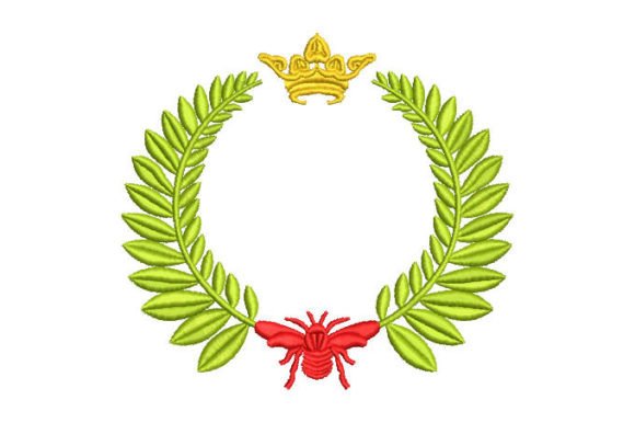 Review: Green Wreath & Butterfly Embroidery