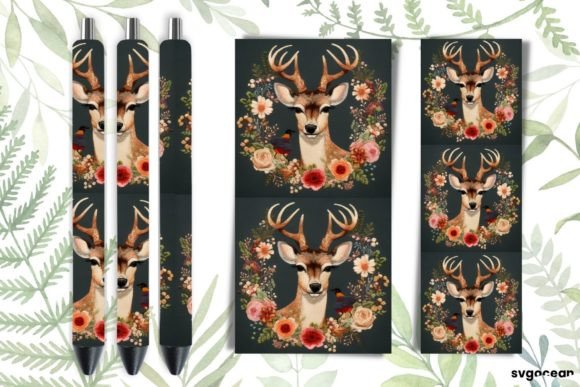 Reviewing Embroidery Deer Pen Wraps Sublimation