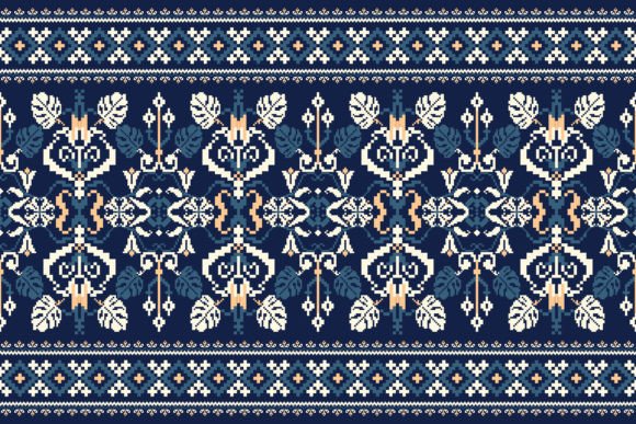 Reviewing Floral Knitted Embroidery Pattern for Sweatshirts