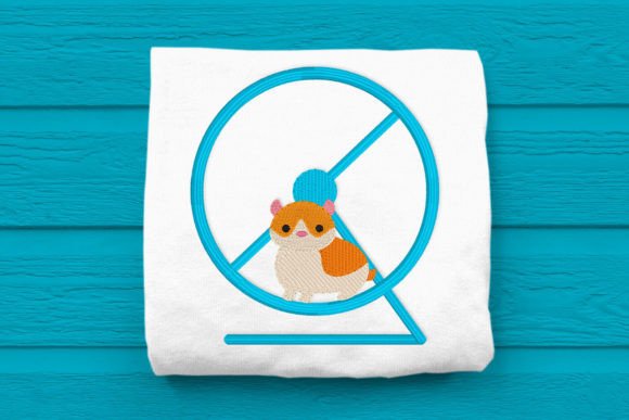 Reviewing Hamster on Wheel Embroidery for Etsy Shops